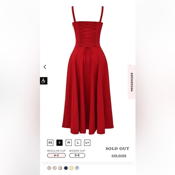 SOLD House of cb Carmen dress - Picture 2 of 3